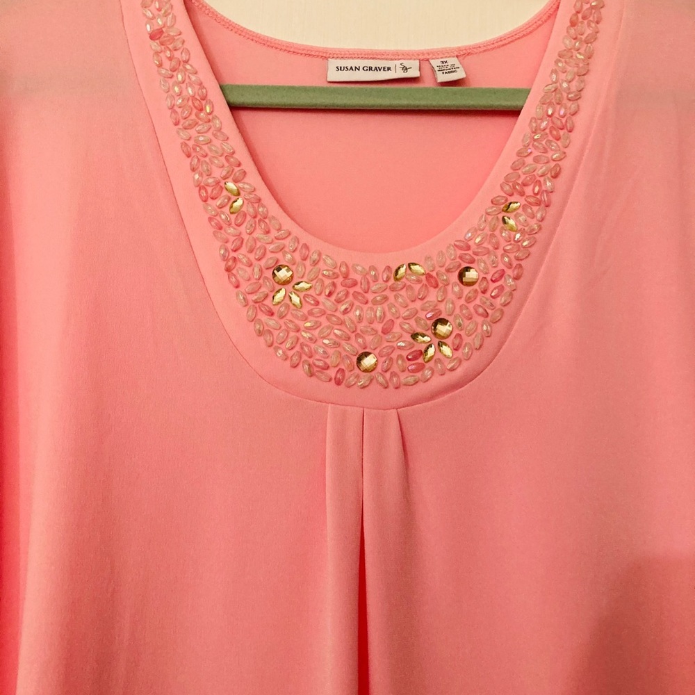 Beautiful top made by Susan Graver of QVC.